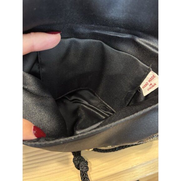 Vintage Carla Mitch Handmade Beaded Evening Bag Purse Art Deco Retro Stylish - Picture 6 of 10